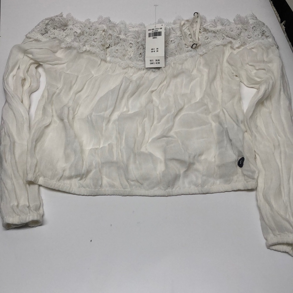 Hollister off the shoulder top